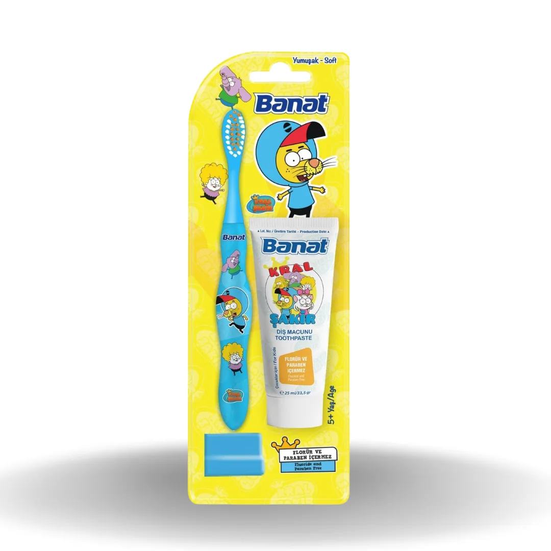 Banat Kral Şakir Ağız Bakım Seti ( 25 Ml Macunlu)