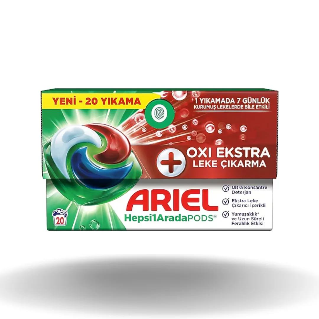Ariel Çamaşır Yıkama Kapsülü Oxi 20'li 490 Gr