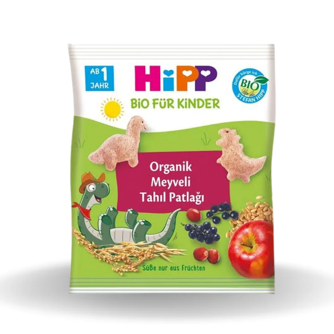 Hipp Organik Meyveli Tahıl Patlağı 30 Gr