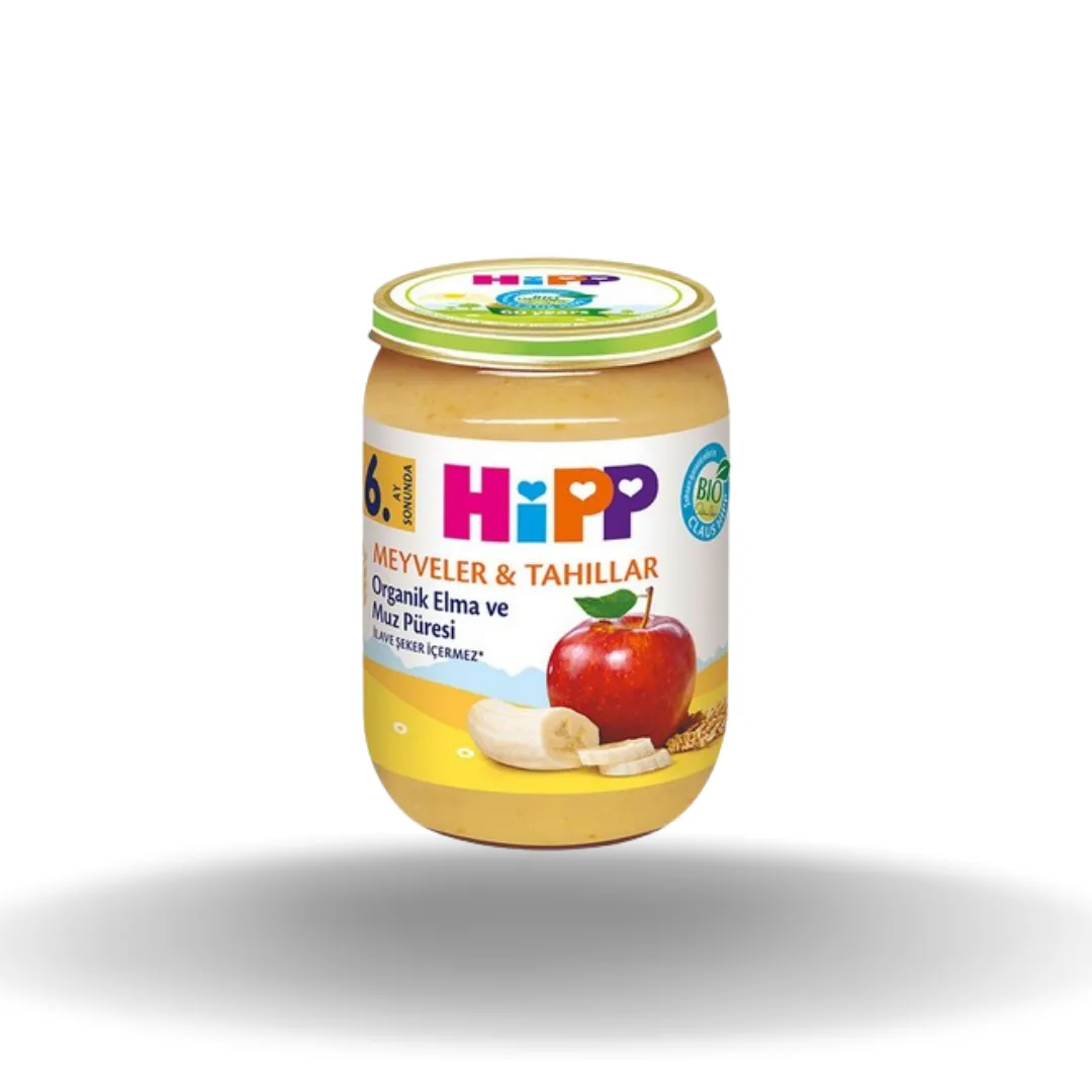Hipp Organik Elma Ve Muz Püresi 190 Gr
