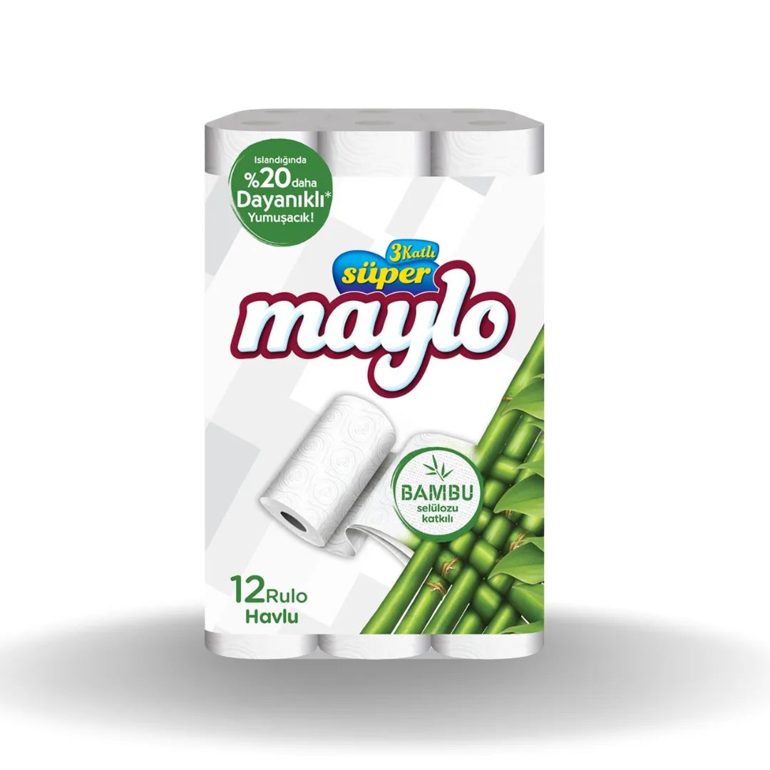 Maylo Kağıt Havlu 3 Katlı 12'li