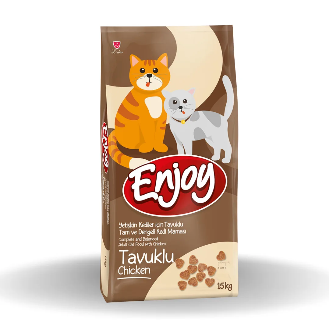 Enjoy Tavuklu Yetişkin Kedi Maması 15 Kg