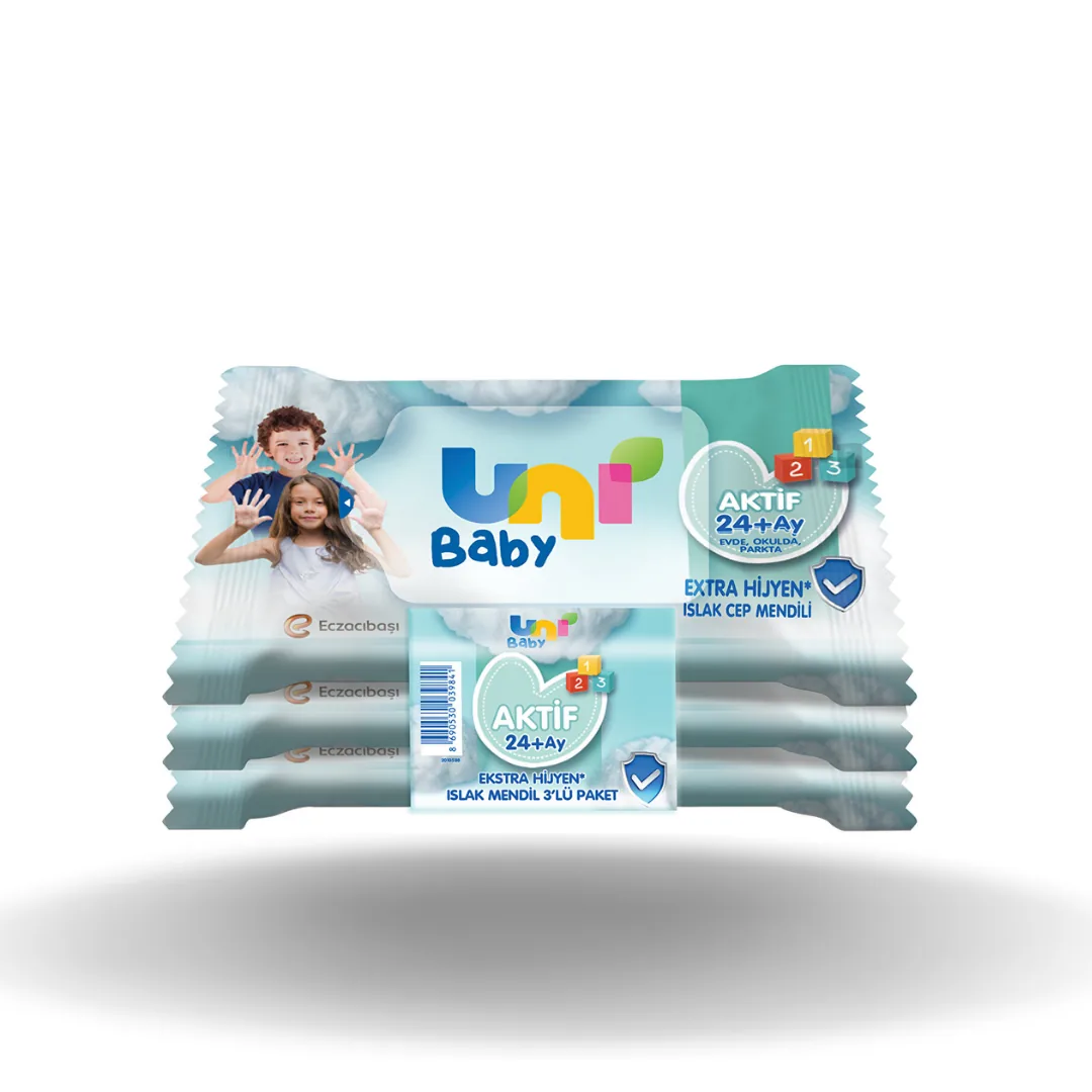 Uni Baby Islak Cep Mendili 3 X 15'Li