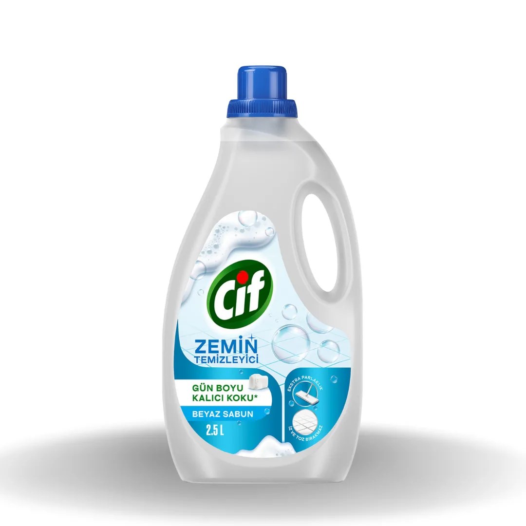 Cif Zemin Temizleyici Beyaz Sabun 2500 Ml