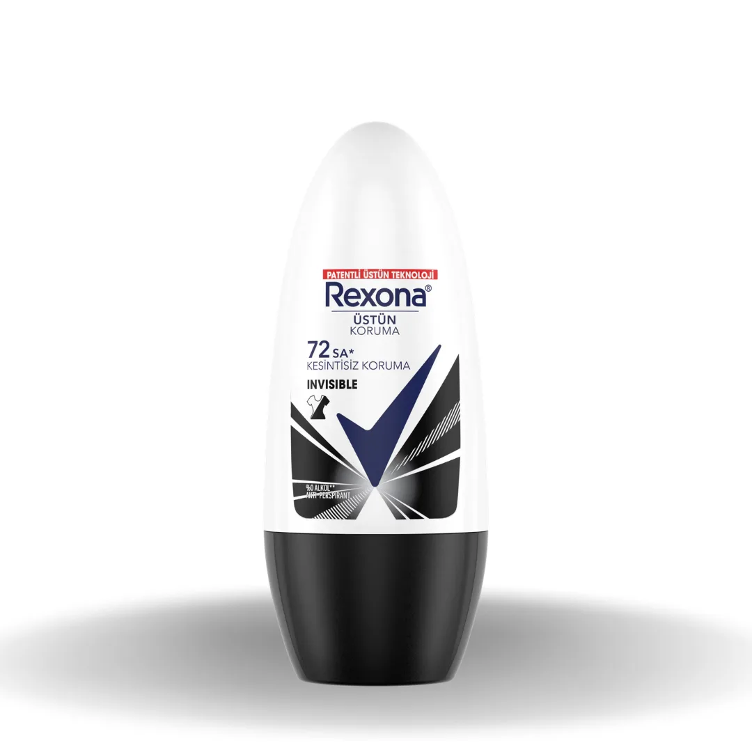 Rexona Invisible Black White Roll-On Deodorant 50 Ml