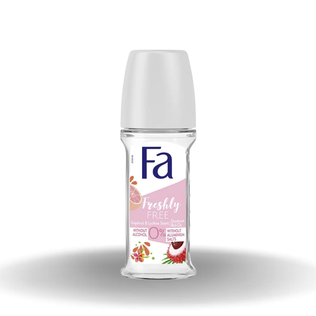Fa Freshly Free Grapefruit Lychee Roll-On Deodorant 50 Ml