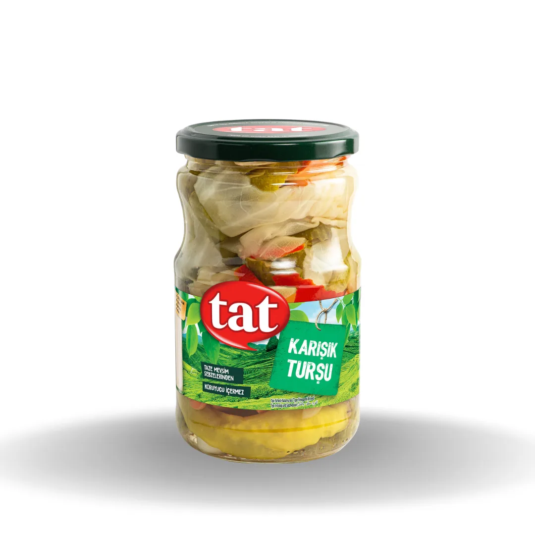 Tat Karışık Turşu Cam Kavanoz 650 G