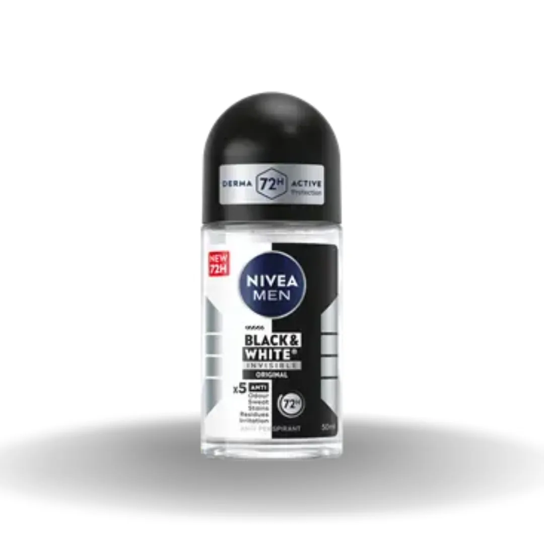 Nivea B&W Invisible Epic Night Erkek Roll- On 50 Ml