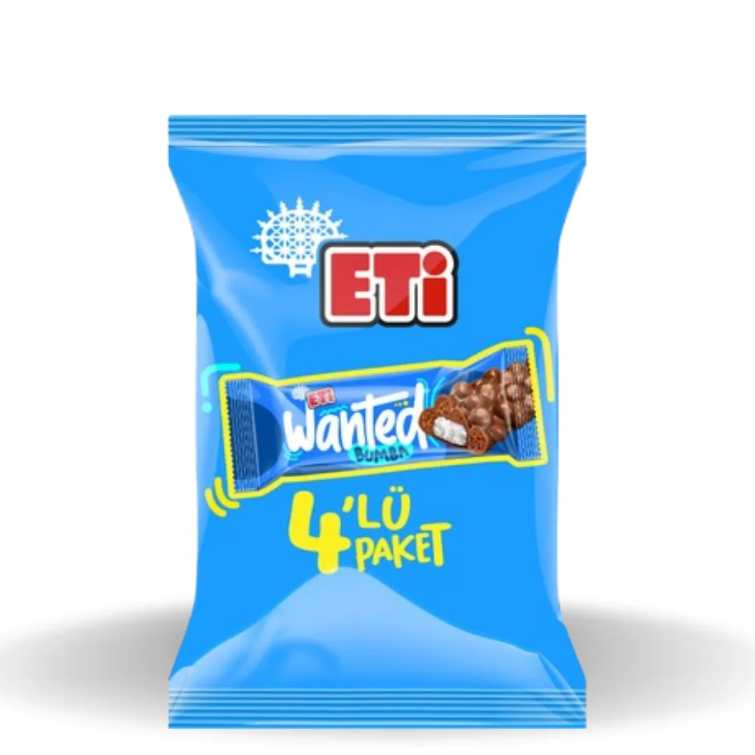 Eti Wanted Bumba 4'lü 128 Gr