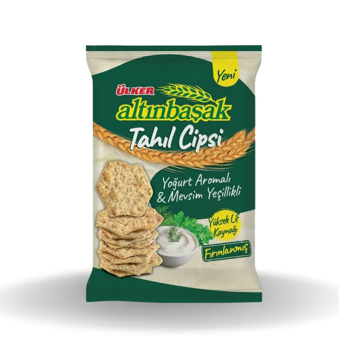 Ulker Altınbaşak Tahıl Cipsi Yoğurt & Mevsim Yeşillikleri 50 Gr