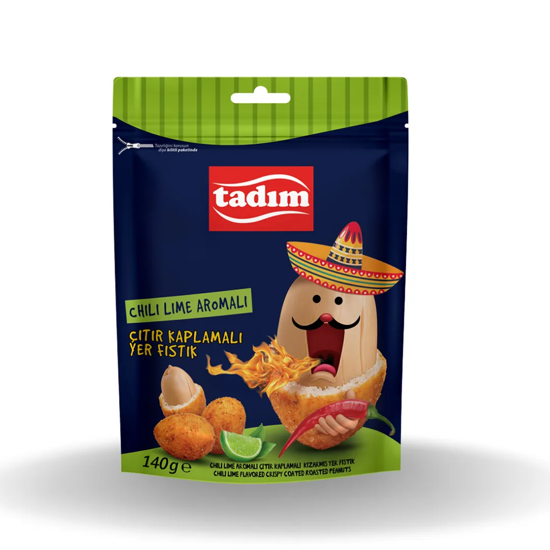 Tadım Chili Lime Çıtır Kaplamalı Yer Fıstığı 140 Gr