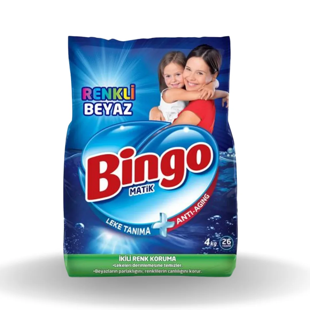 Bingo Matik Renkli & Beyaz 4 Kg