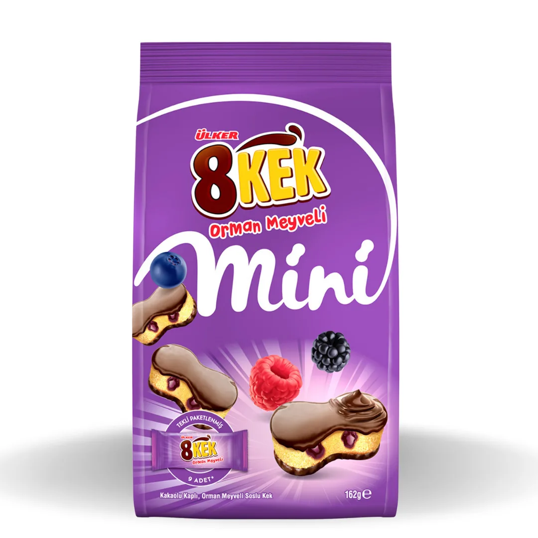 Ülker Mini 8 Kek Orman Meyveli 162 Gr