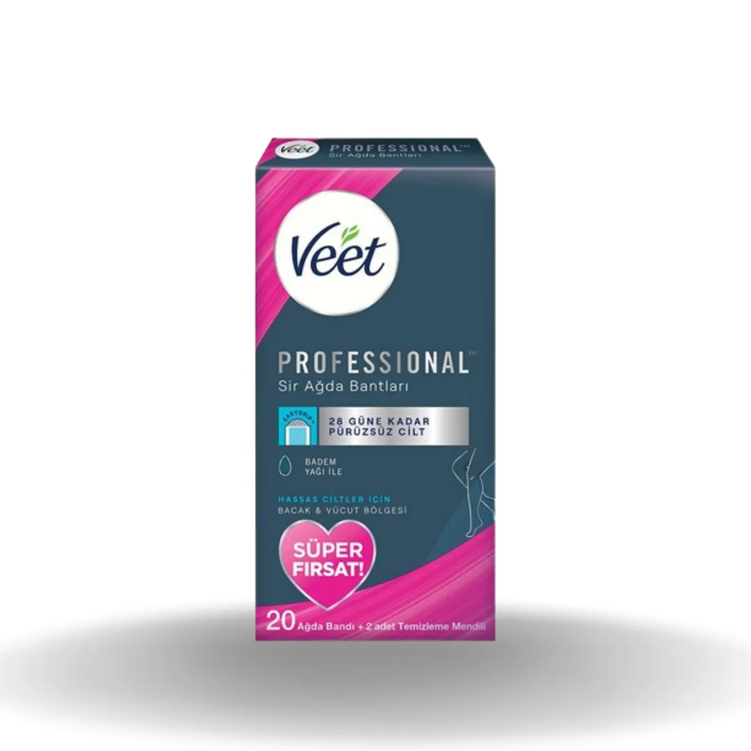 Veet Professional Sir Ağda Bandı Hassas 20'li