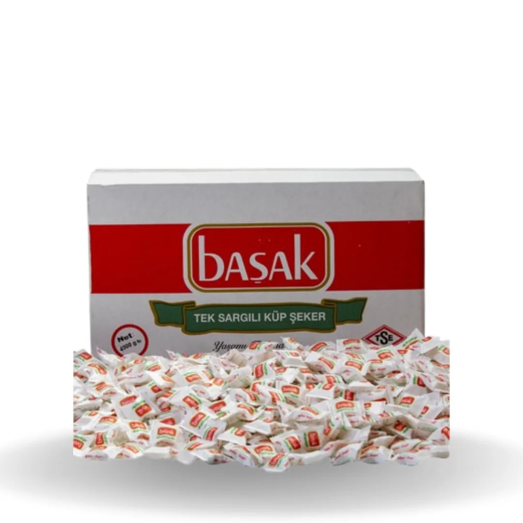Başak Tek Sargılı Küp Şeker 4 KG