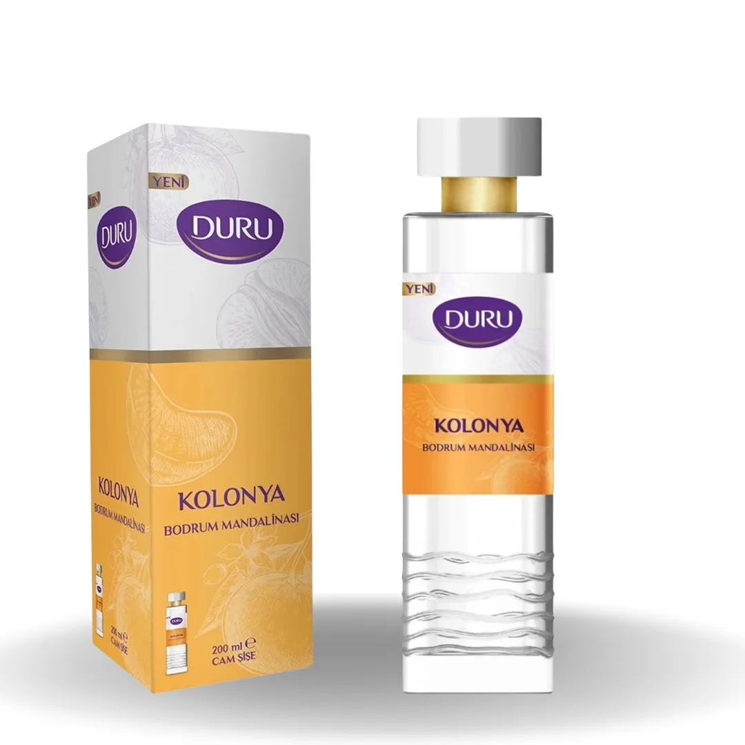 Duru Bodrum Mandalinası Kolonyası Cam Şişe 200 ml