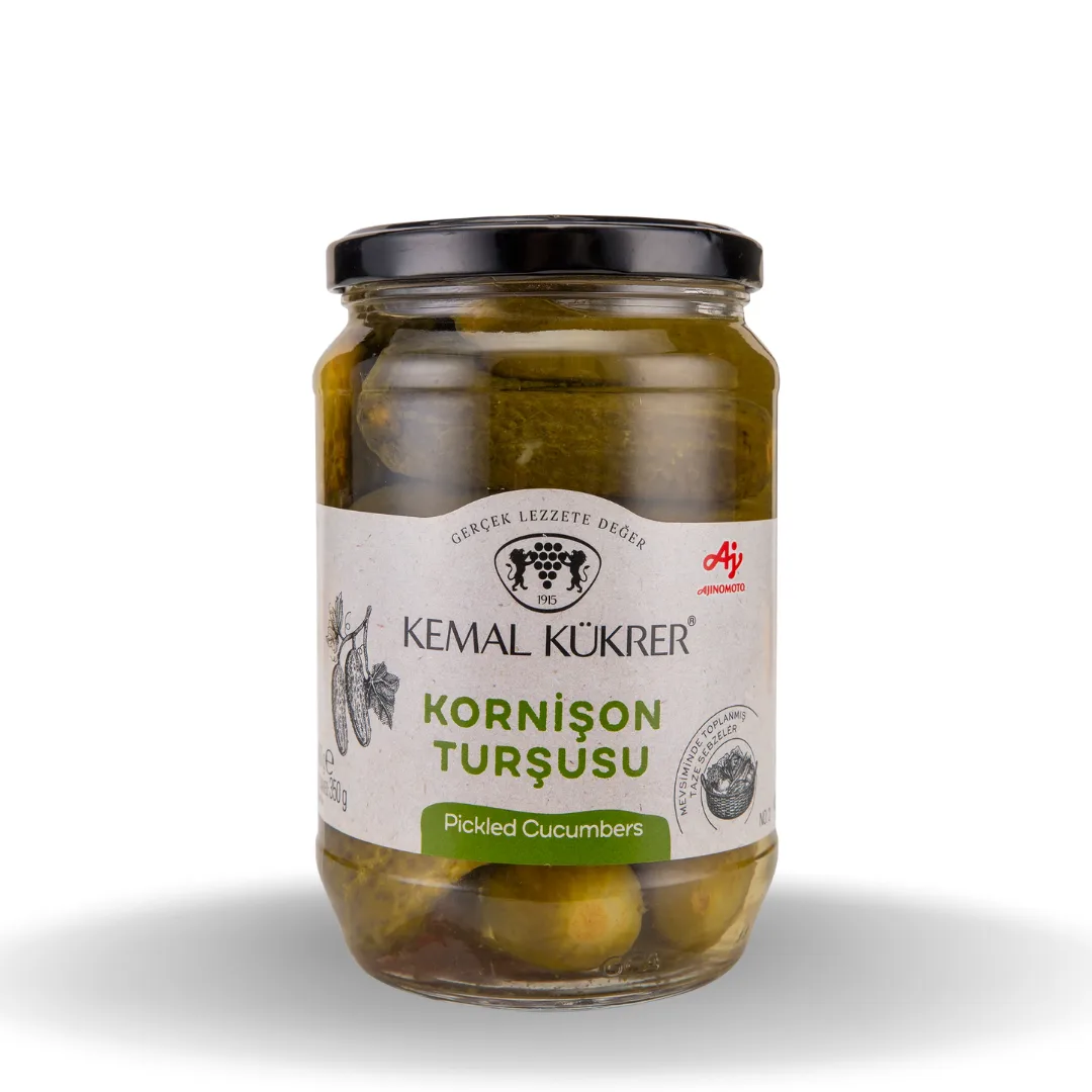 Kemal Kükrer Kornişon Turşu Cam Kavanoz 650 G