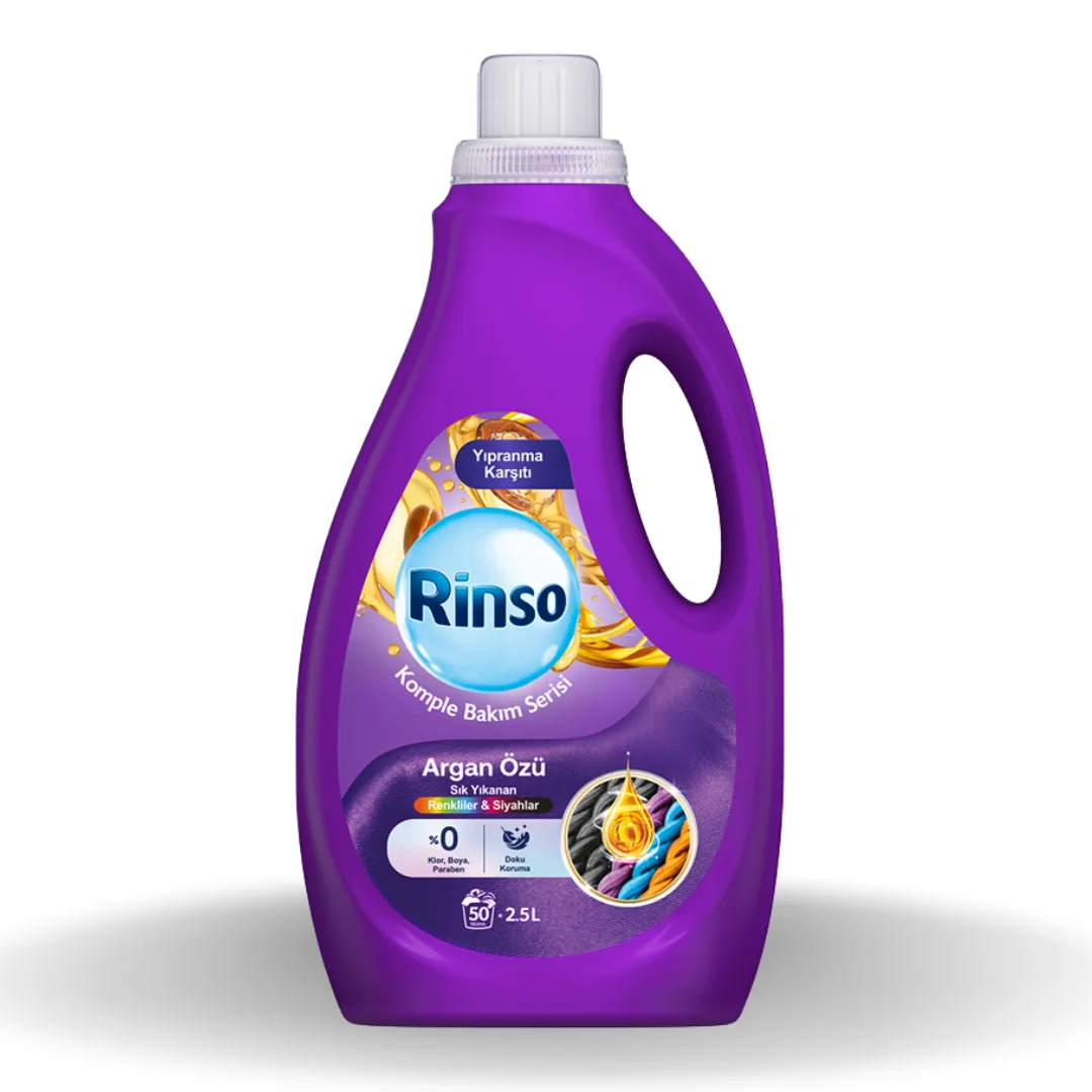 Rinso Kömür Siyahlığı Sıvi Deterjan 2500 Ml