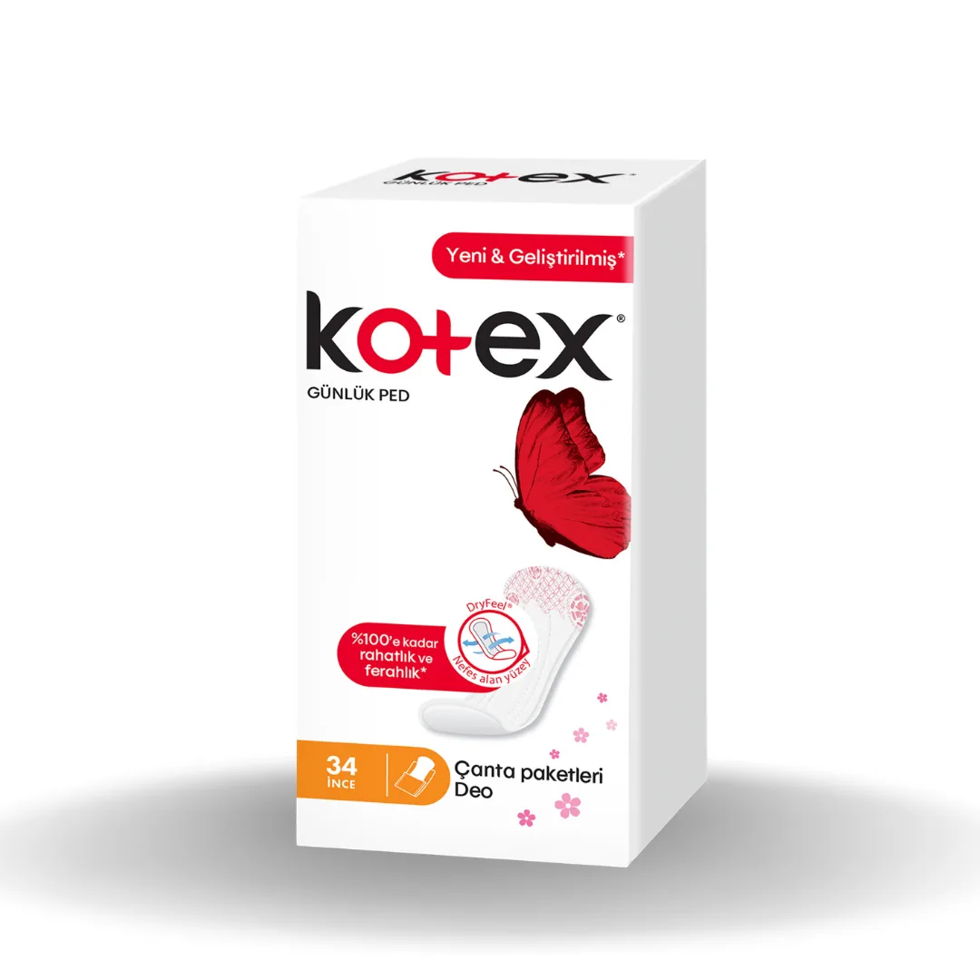 Kotex ince Günlük Ped 34 Lü
