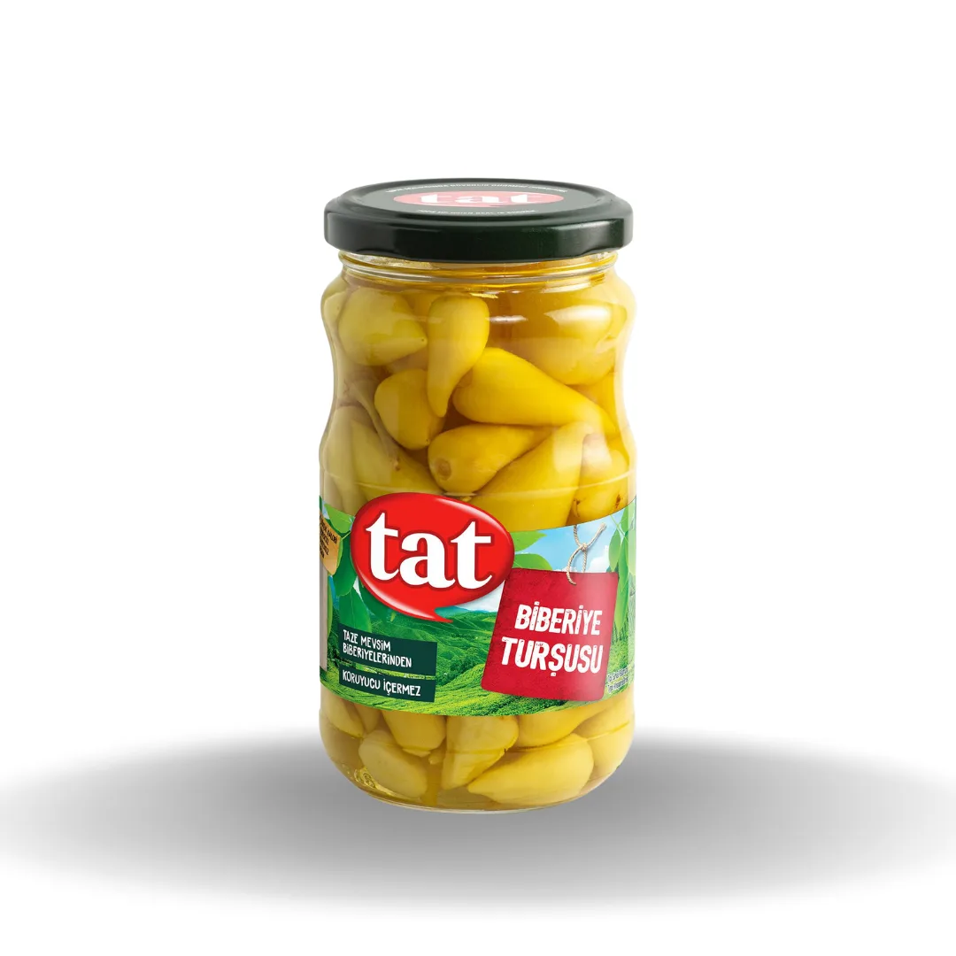 Tat Biberiye Turşusu Cam Kavanoz 330 G