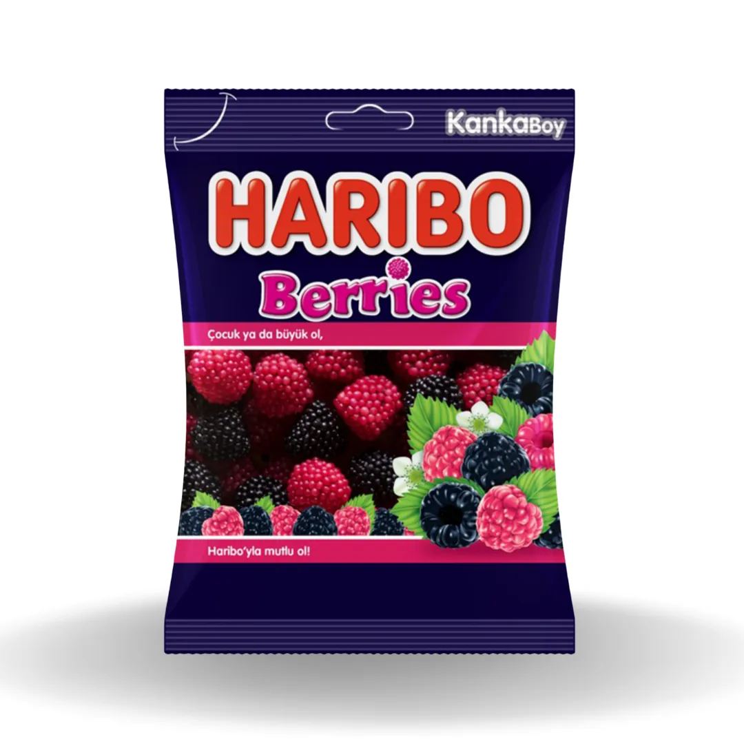 Haribo Jelly Böğürtlen (Berries Bag) 80 Gr