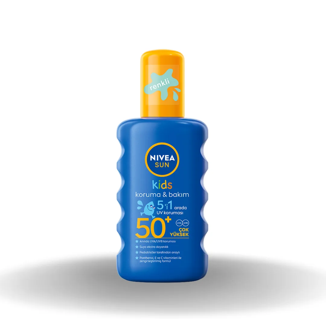 Nivea Sun Çocuk Renkli Nemlendirici Sprey 200 Ml