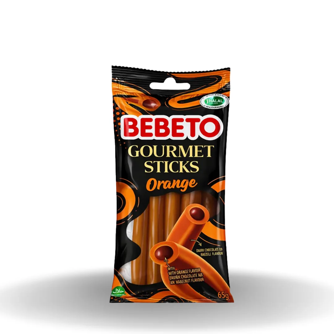 Bebeto Gourmet Sticks Orange 65 Gr