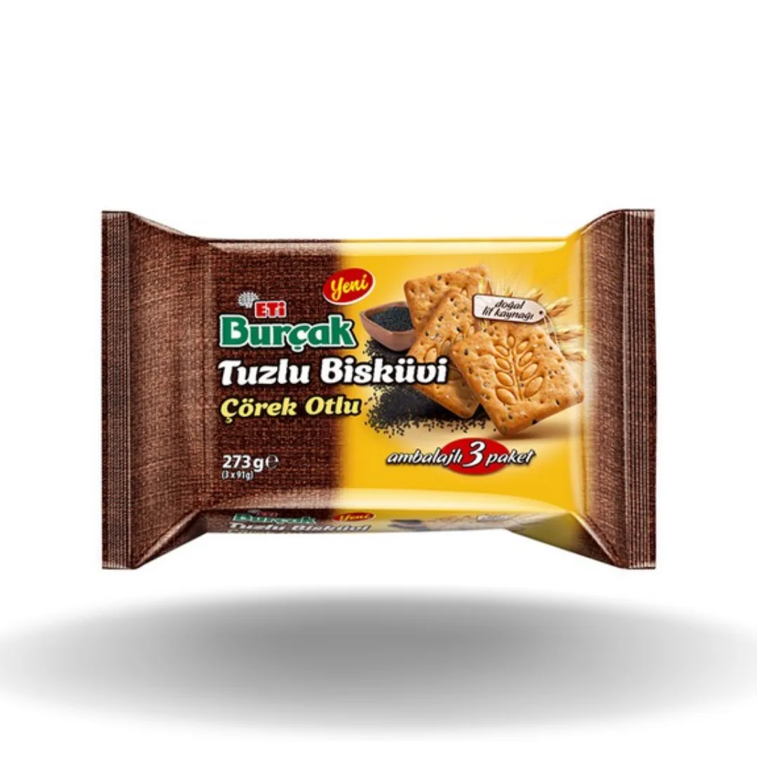 Eti Burçak 3'lü Tuzlu Çorek Otlu 273 Gr