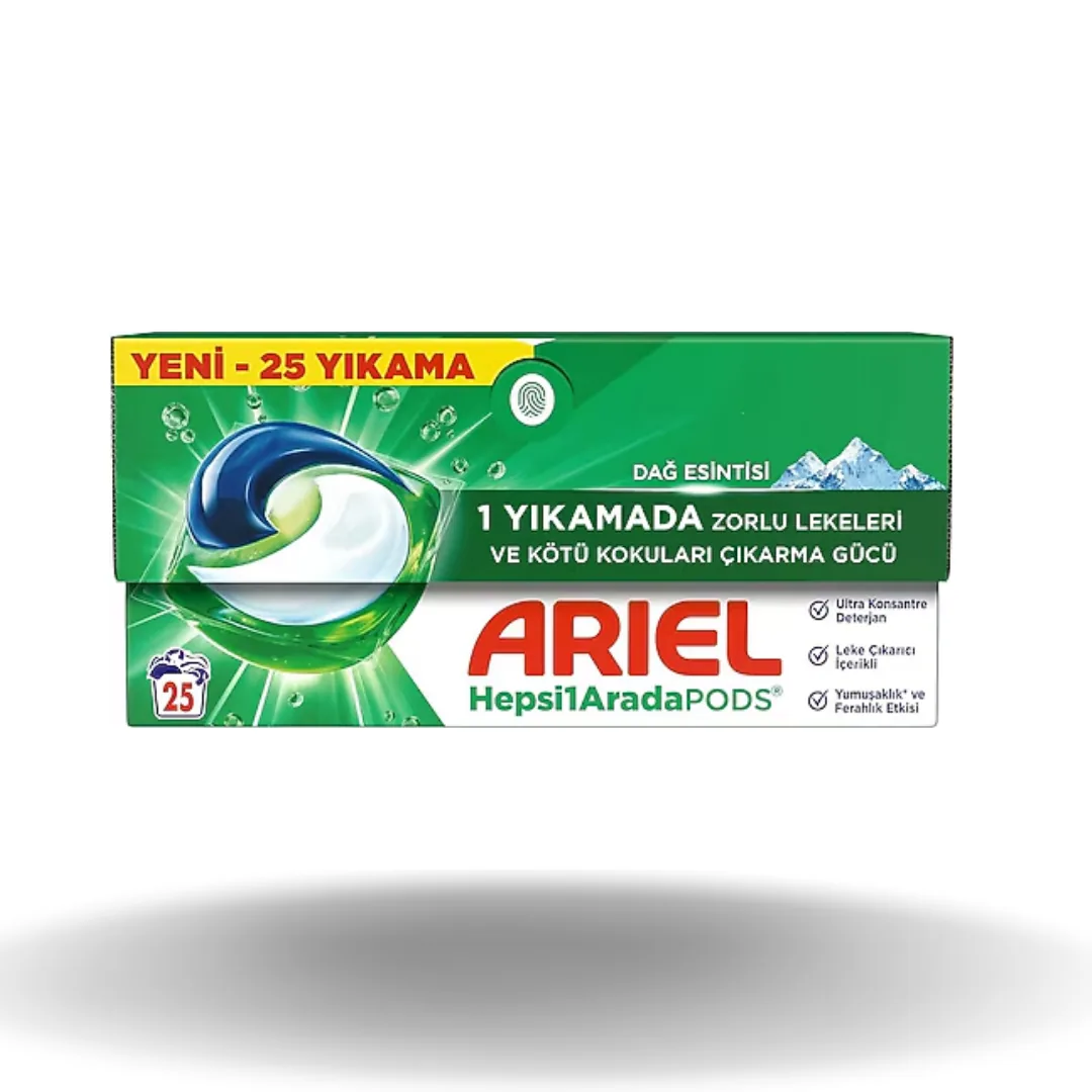 Ariel Çamaşır Yıkama Kapsülü 25'li 477 Gr