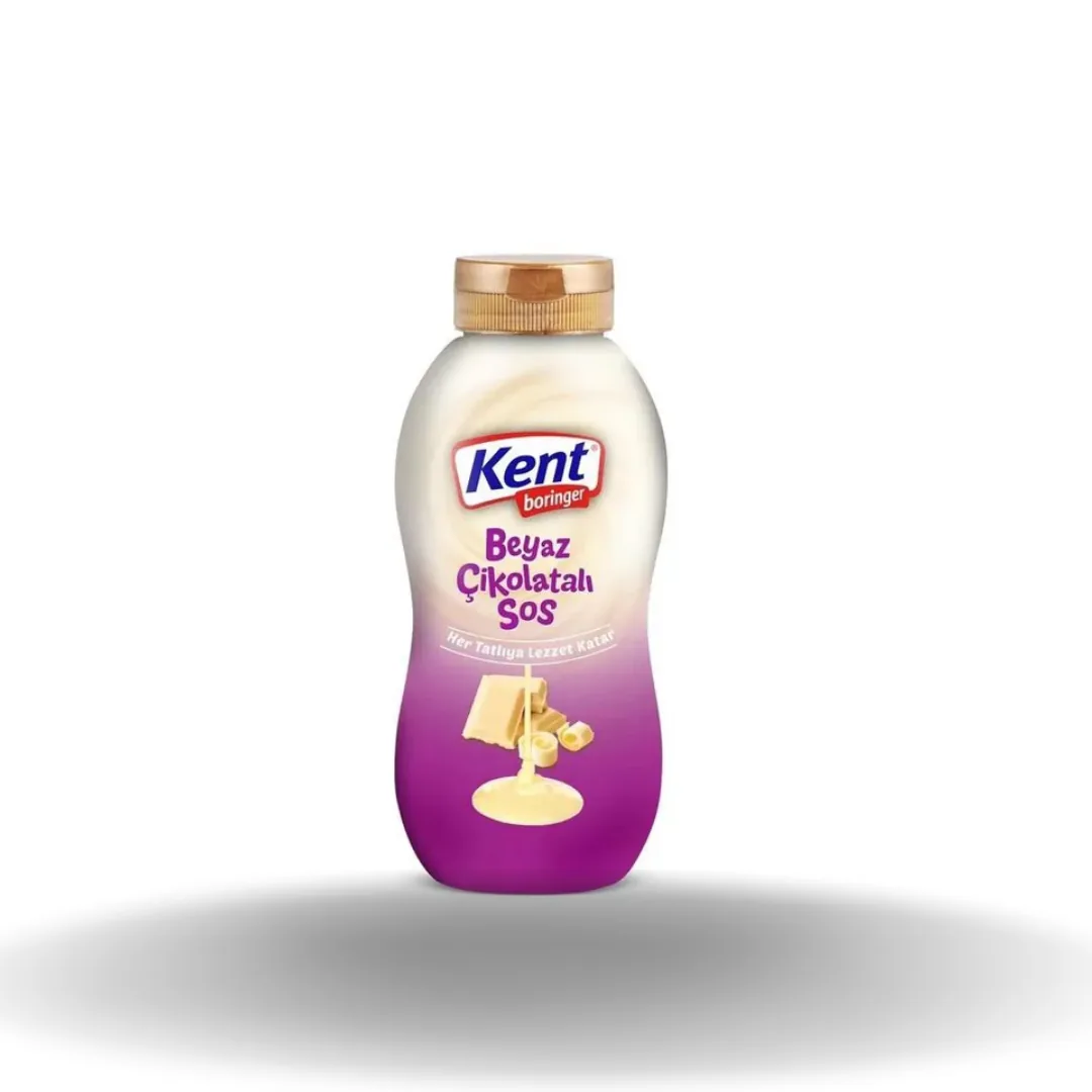 Kent Boringer Beyaz Çikolatalı Topping Sos 325 Gr