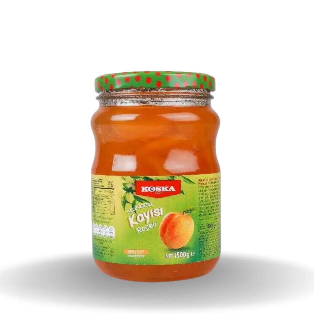 Koska Kayısı Reçeli 1500 Gr Cam Kavanoz