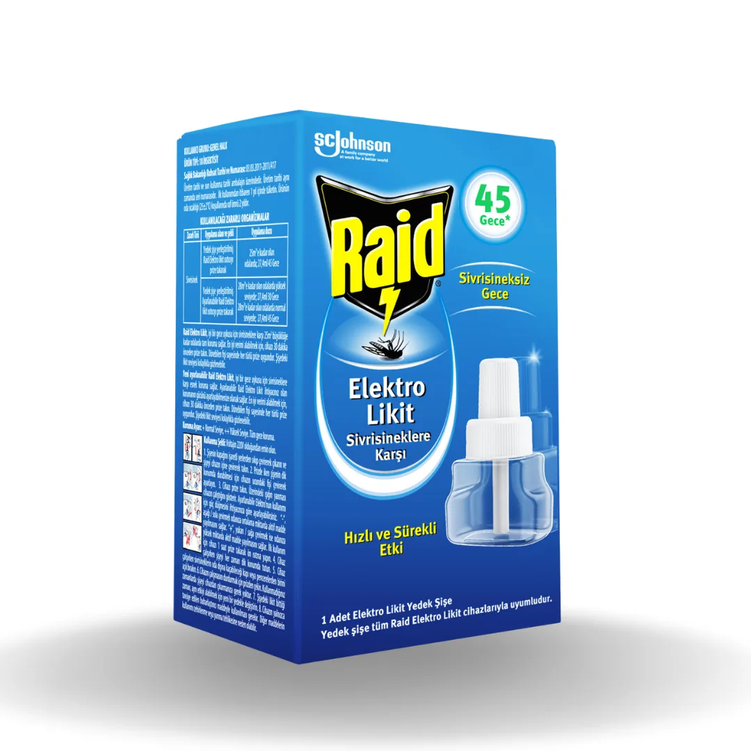 Raid Elektro Likit 45 Gece Yedek