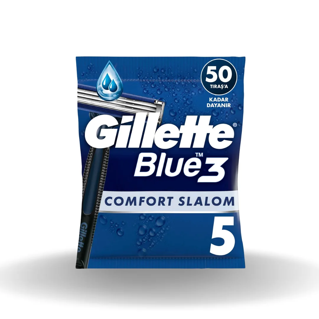 Gillette Blue 3 Comfort Kullan At Tıraş Bıçağı 5' Li
