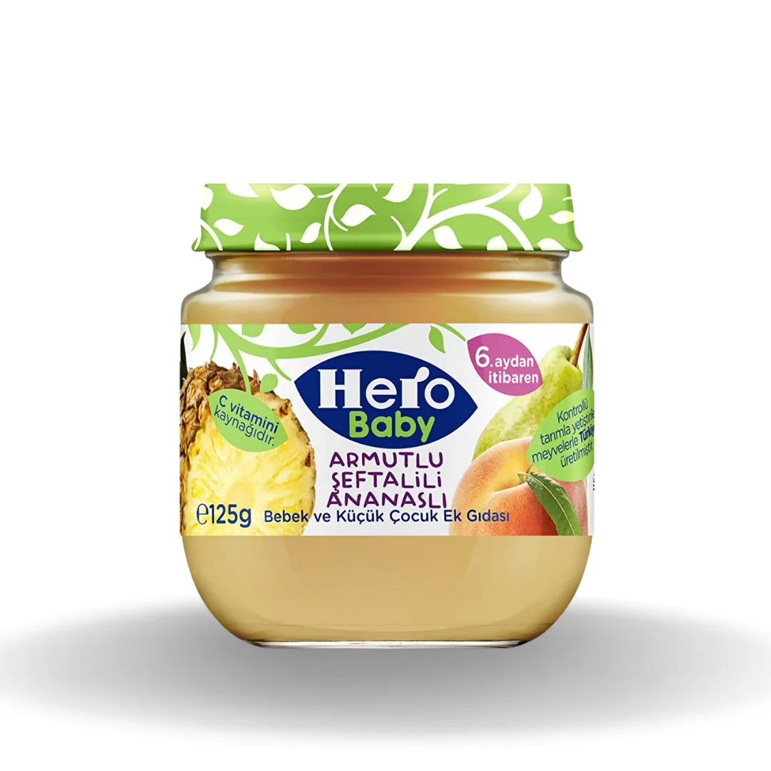 Hero Baby Armut & Şeftali & Ananaslı 125 Gr