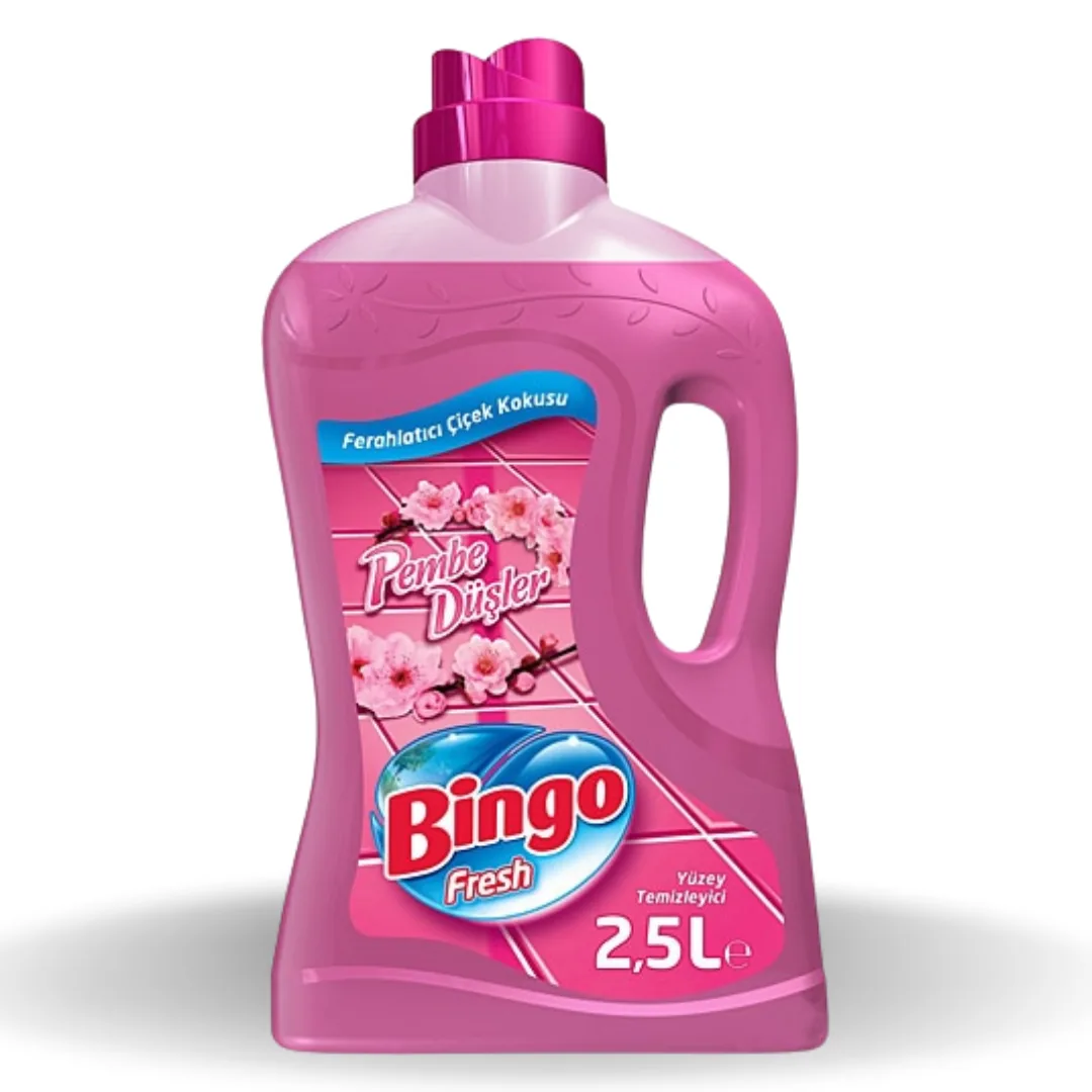 Bingo Fresh Pembe Düşler Yüzey Temizleyici 2.5 Lt