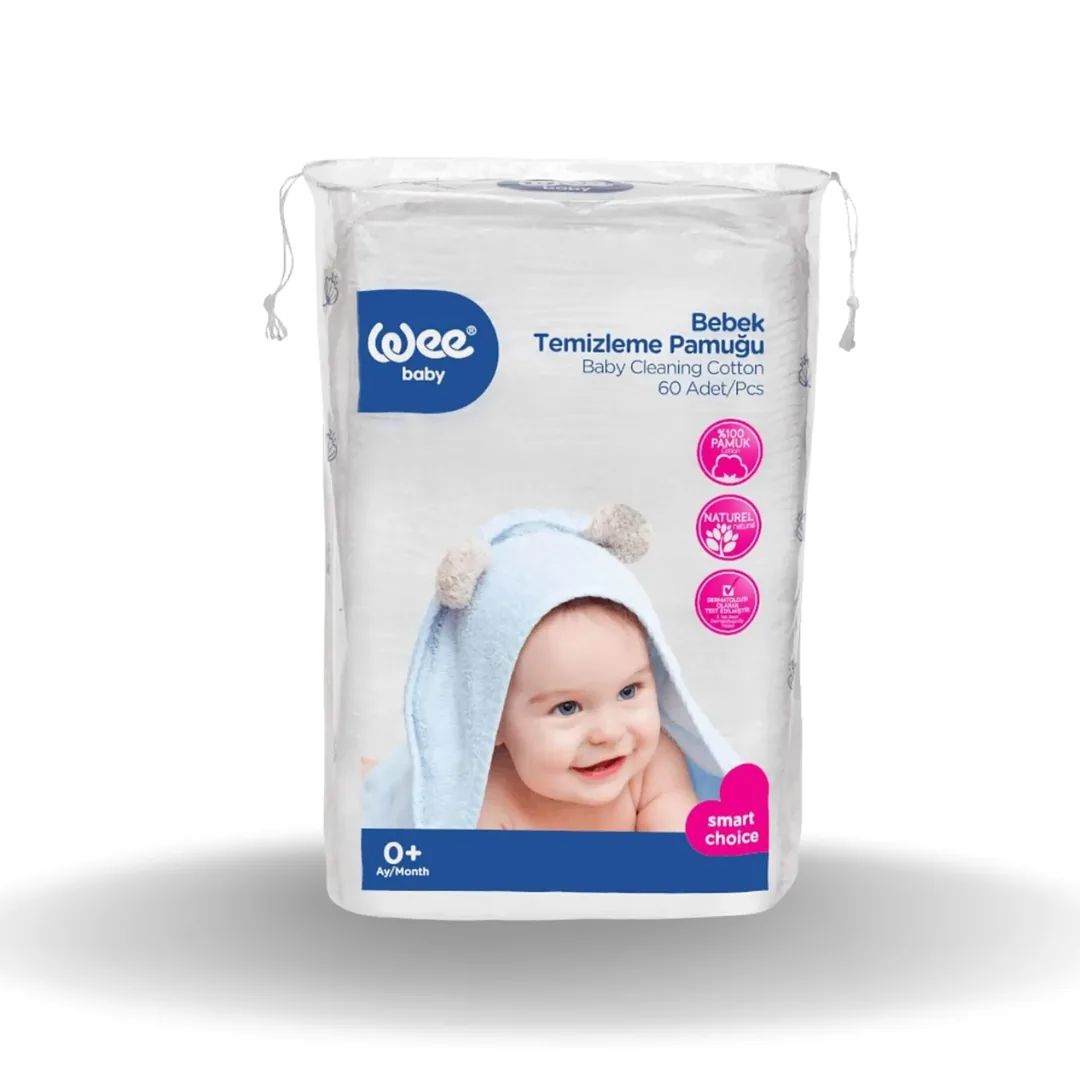 Wee Baby Bebek Temizleme Pamuğu 60'lı