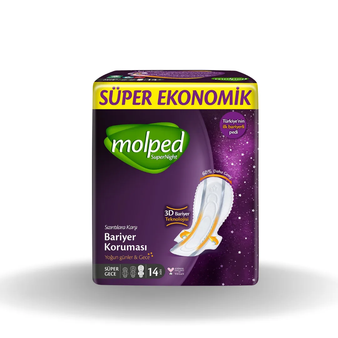 Molped Supernight Super Gece 14Lu Süper Ekonomik
