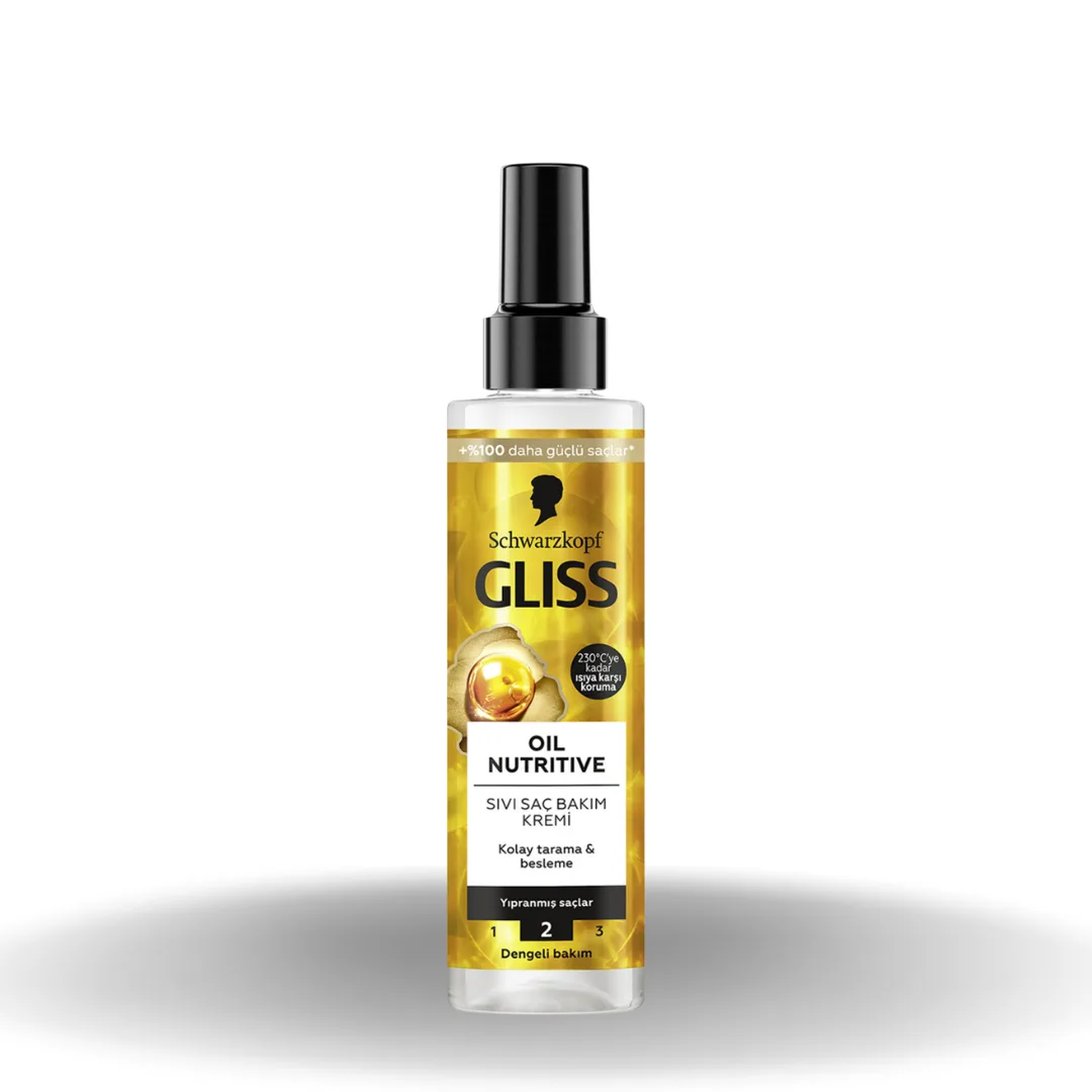 Schwarzkopf Gliss Oil Nutritive Sıvı Saç Bakım Kremi 200 ml