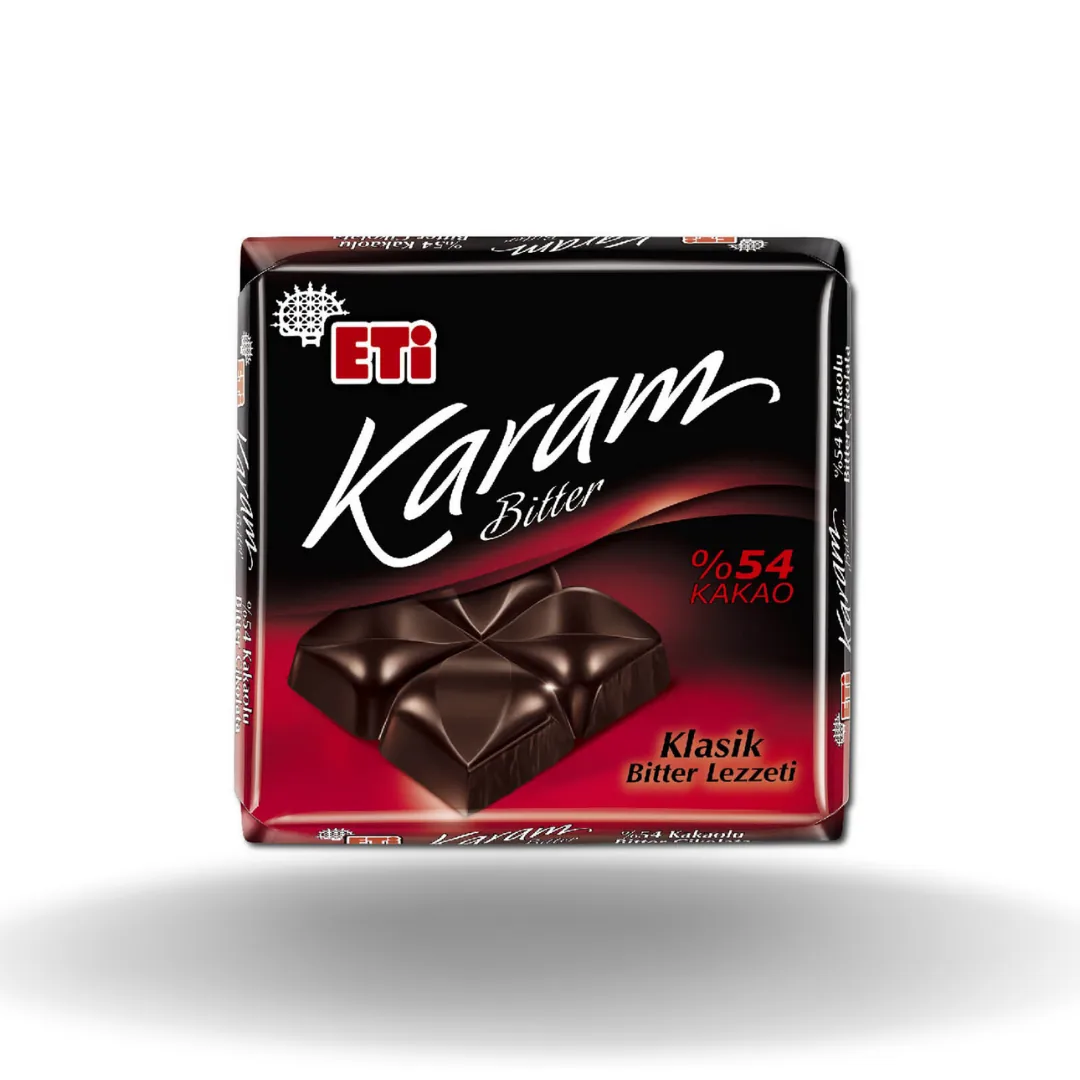 Eti Karam %54 Bitter Kare Çikolata 60 Gr