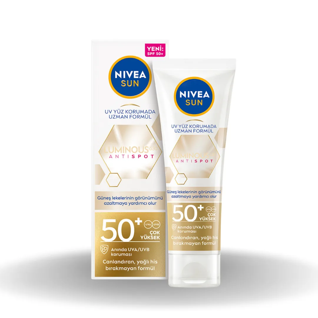 Nivea Sun Luminous630 Leke Karşıtı Güneş Koruyucu Yüz Kremi Spf
