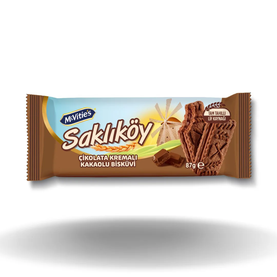 Ülker Saklıköy Çikolata Kremalı Bisküvi 87 Gr