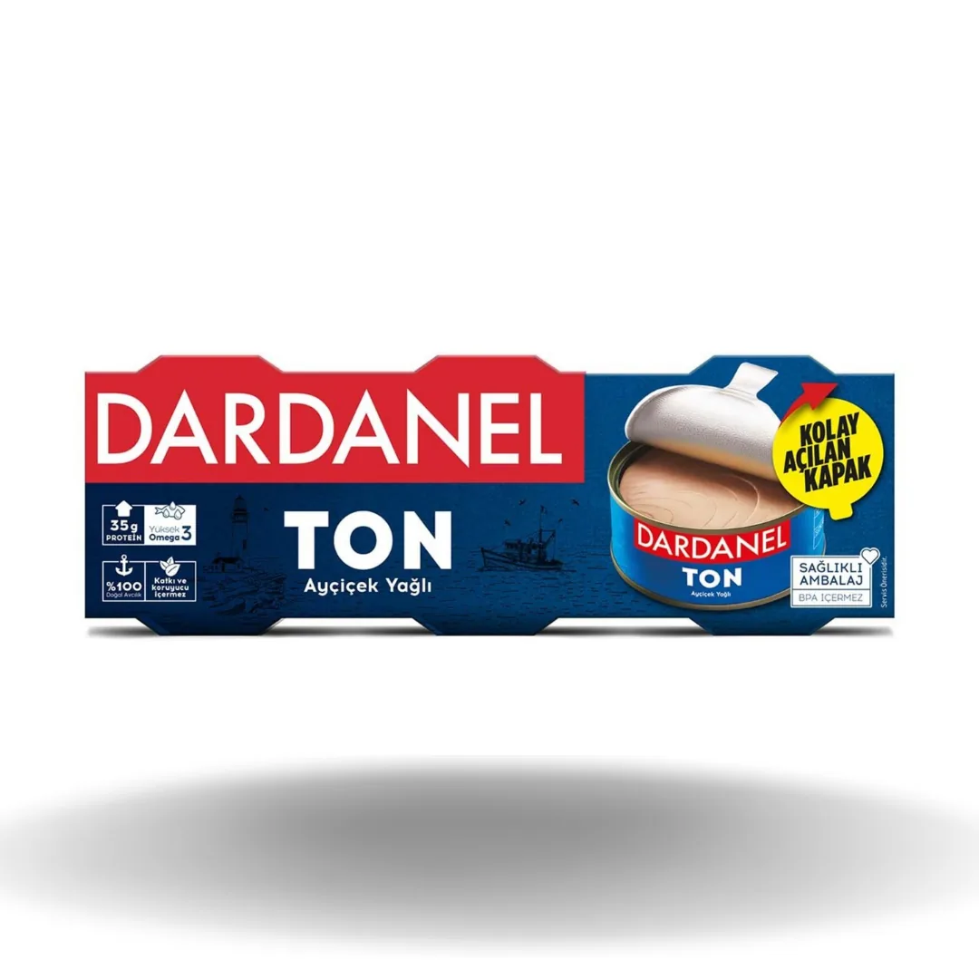 Dardanel Ayçiçek Yağlı Ton Balığı 3'lü 75 Gr