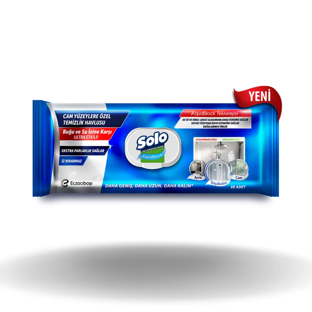 Solo Ultra Güç Aquablock Yuzey Temizlik Havlusu 30'lu