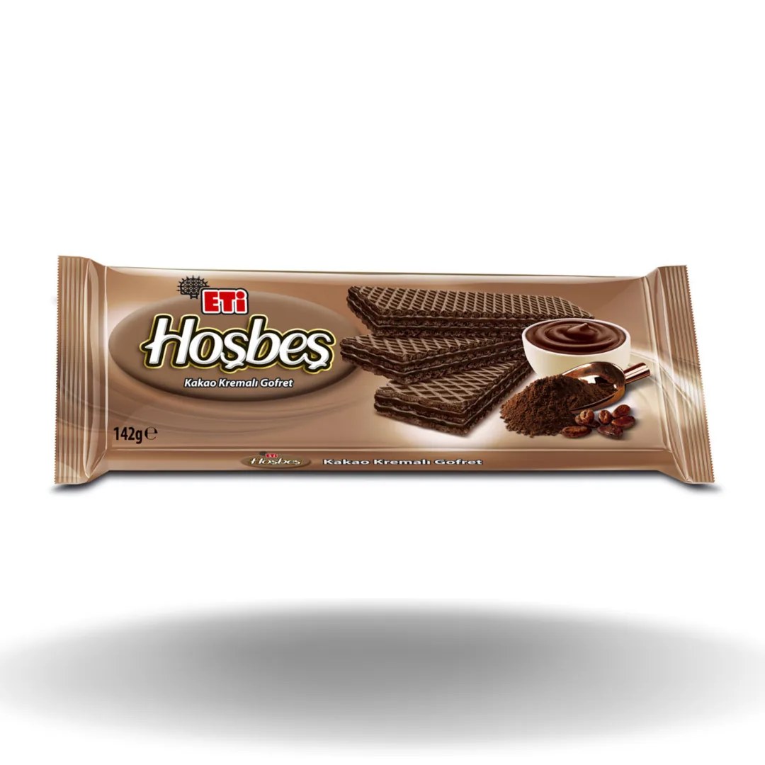 Eti Hoşbeş Gofret Kakaolu 142 Gr