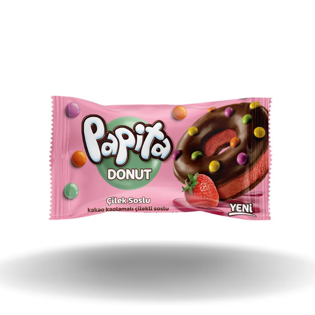 Şölen Papita Donut Kek Çilekli 40 Gr