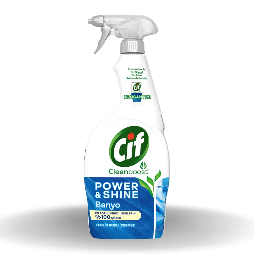 Cif Power & Shine Banyo Temizleyici Sprey 750 Ml