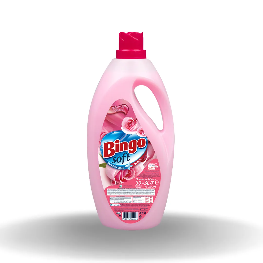Bingo Soft Yumuşatıcı Gülpembe 3 Lt
