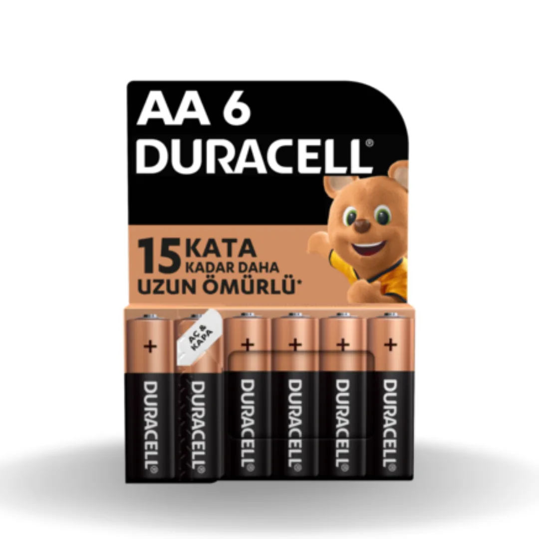 Duracell Basic Kalem Pil 6'LI Aa