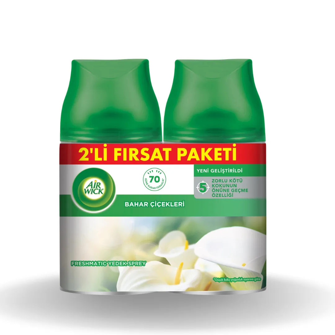 Airwick Freshmatik Yedek Bahar Çiçekleri 2 X 250 Ml