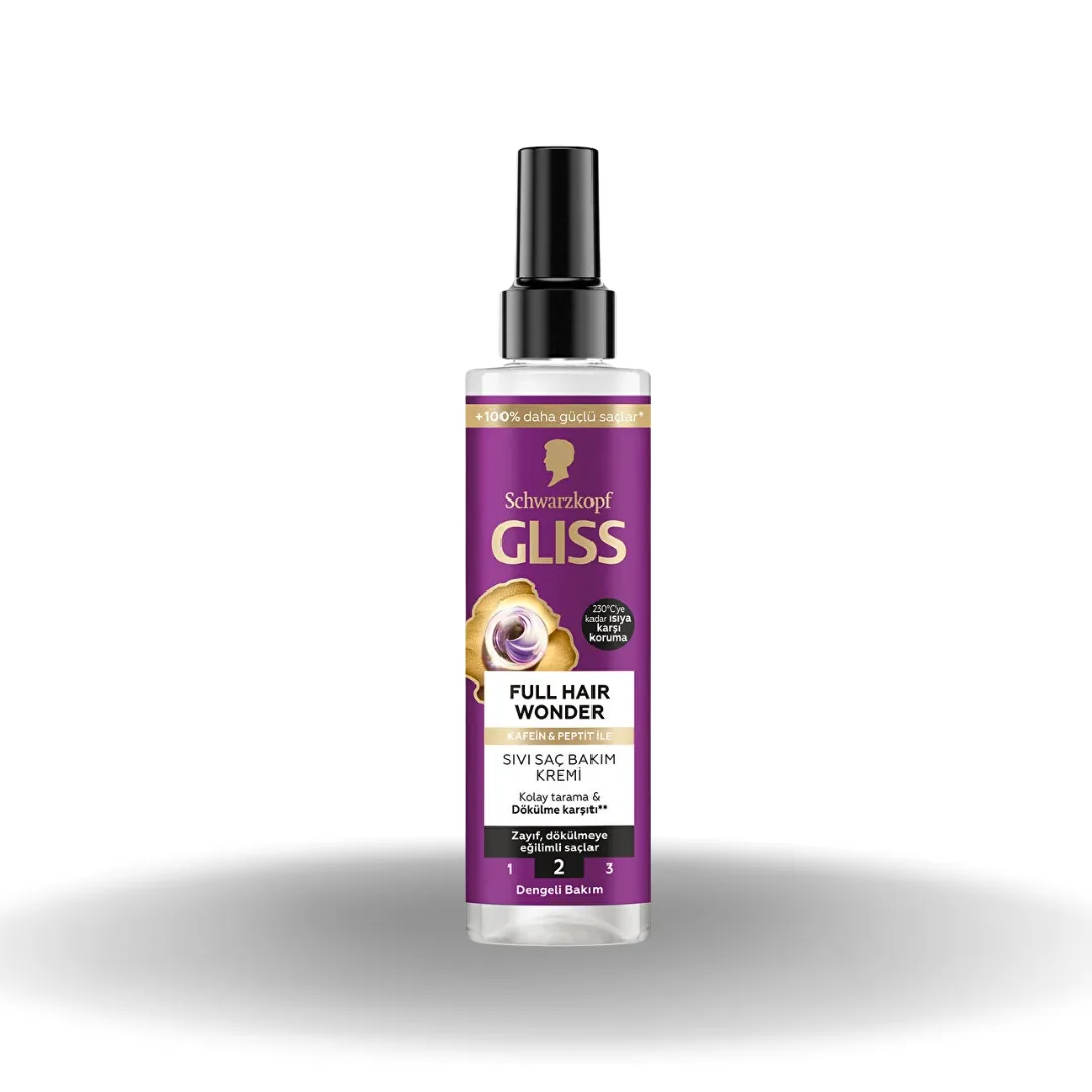 Gliss Full Hair Wonder Dökülme Karşıtı Sıvı Saç Kremi 200 Ml